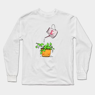 happy plant pot Long Sleeve T-Shirt